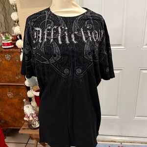 Affliction Dark Graphic Tee